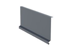 Bourrelet sous la tuile latérale RŠ 250, Prefalz lisse, Anthracite P.10 RAL 7016
