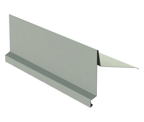 Bordure de rive pour toit monopente RŠ 333, Acier galvanisé laqué, Gris poussière RAL 7037