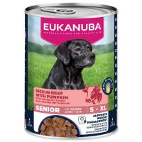 Conserve EUKANUBA senior riche en bœuf avec potiron 400 g
