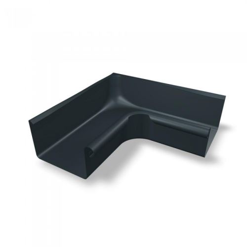 Angle intérieur de gouttière carrée PREFA 90°, alu, largeur 120 mm, Anthracite P10 RAL 7016