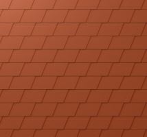 Bardeau de façade PREFA, surface stucco, Rouge brique P.10 / paquet 1 m2 Bardeau de façade PREFA, surface stucco, Rouge brique P.10 / paquet 1 m2