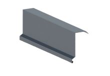 Bandeau de rive supérieur RŠ 250, Aluminium tchèque, Anthracite RAL 7016